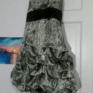 Ruffle mini Prom dress